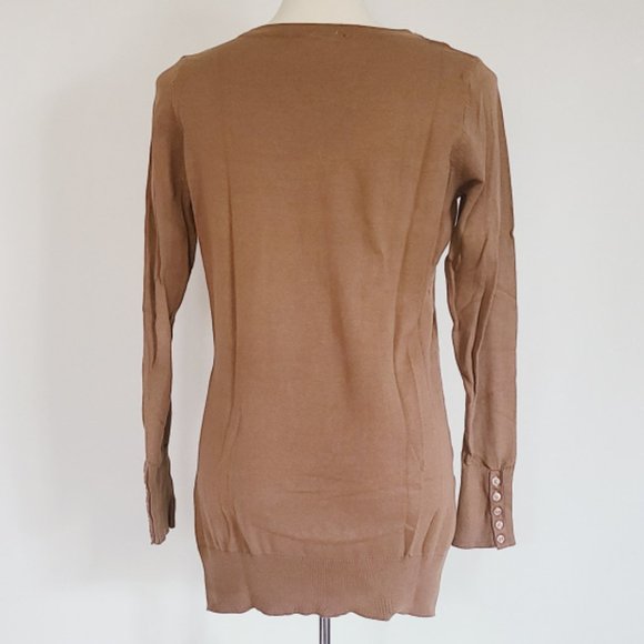 Refashioned Vintage Button Cuffed Sweater (M/L) - Picture 4 of 7